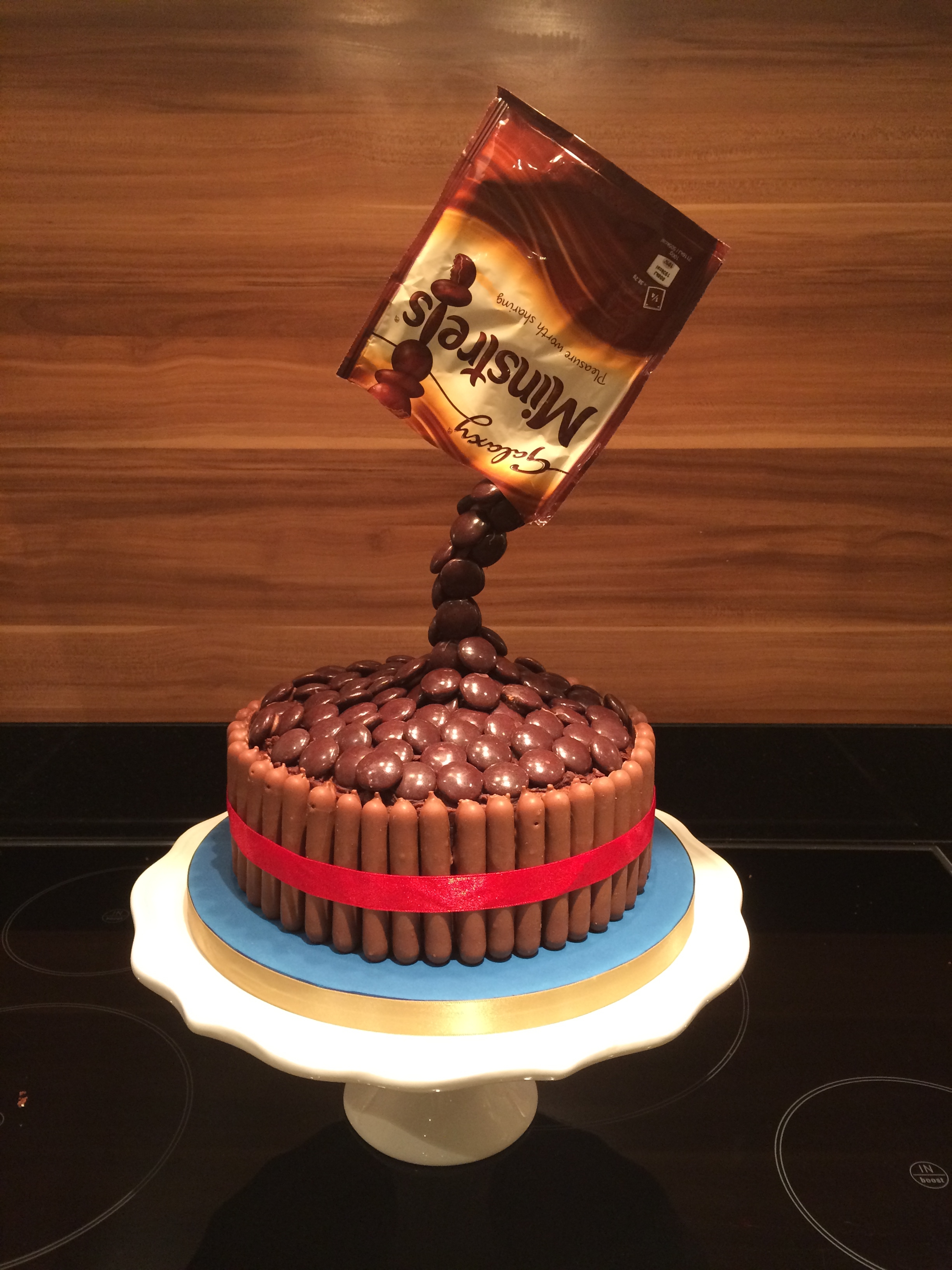 Chocolate pouring cake